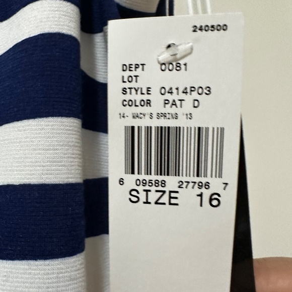 Nautical Woman's Dress, NWT - Picture 2 of 4